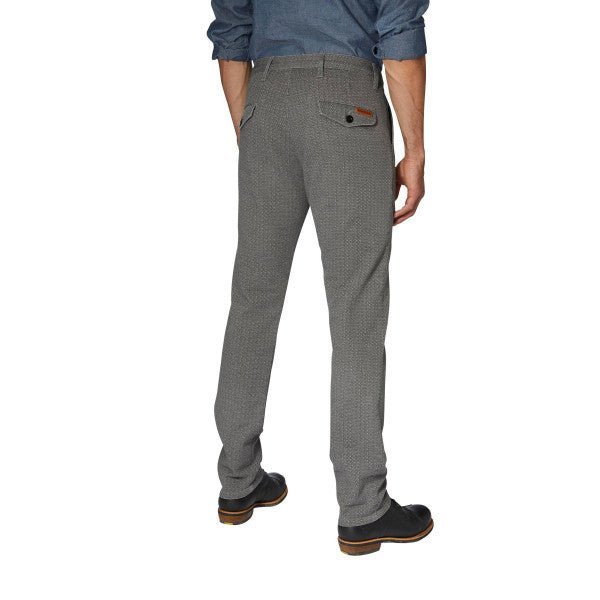 Rokker Chino Tweed Trousers in Grey