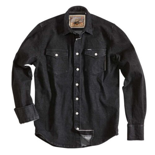 Rokker Maine Denim Shirt in Black